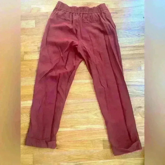 A New Day Women’s Burnt Orange Cropped Ankle Dress Pants Size 8 inseam 26” - Picture 3 of 6